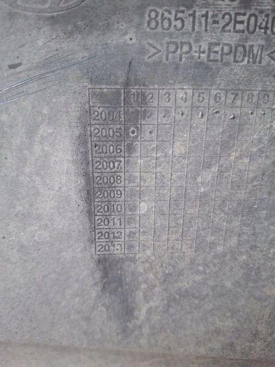 фото №15, Бампер переднее hyundai tucson i демонтаж комплектный 04-10