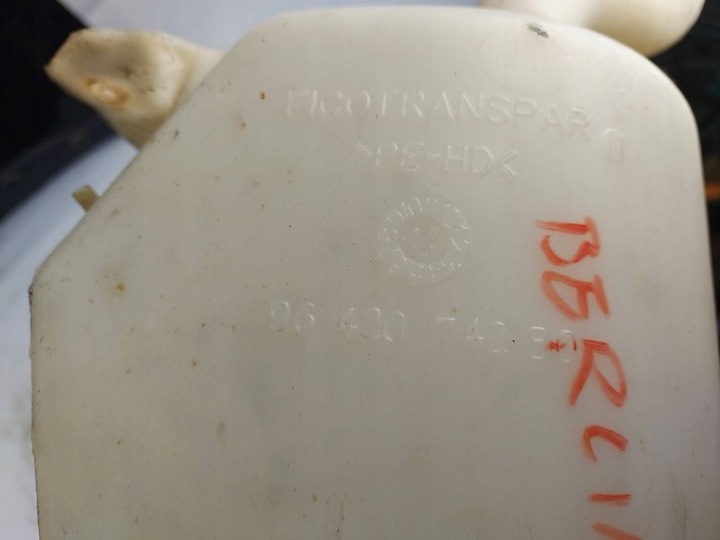 фото №9, Бачок омывателя 9642074280 citroen berlingo i m partner рестайлинг