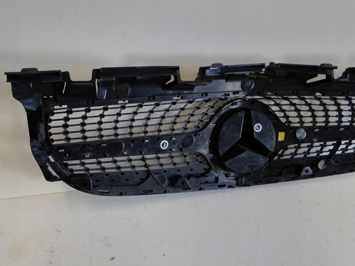 фото №12, Mercedes slc r172 172 решётка радиатора решётка чёрный алмаз рама звезда bez радара