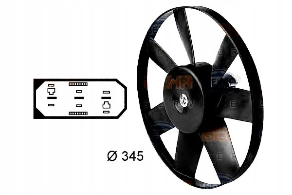 фото №1, Hella вентилятор радиатор seat arosa 1.4 6h