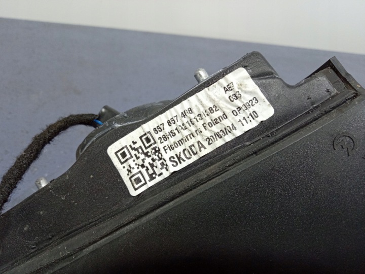 фото №7, Skoda scala зеркало правое 6 pin 657857408 lf9r