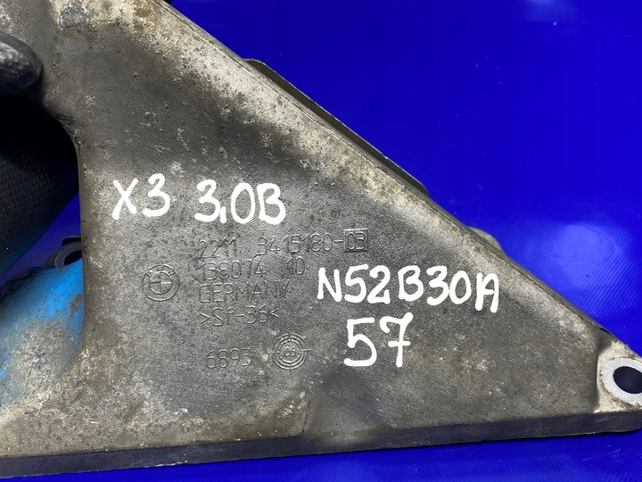 фото №7, Лапи поддержка двигателя 3415180 bmw x3 e83 e70 e71 n52 2.5 b n52b25a