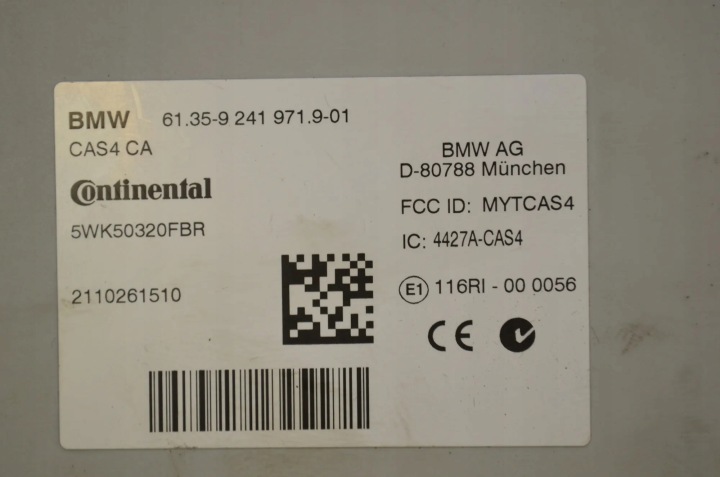 фото №11, Комплект зажигания bmw 7 f01, f02 13618511984 3.0l 225kw 2011 - 25987334