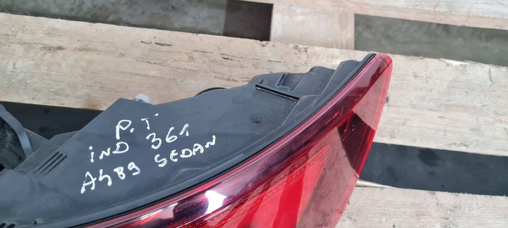 фото №7, A4 b9 8w s4 лампа led права праві зад w крило matrix eu sedan 8w5945092e