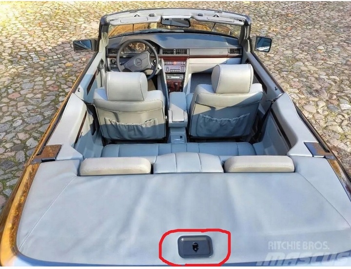 фото №11, Захист заглушка замка кришки дах mercedes w124 cabrio 1247570308 a124