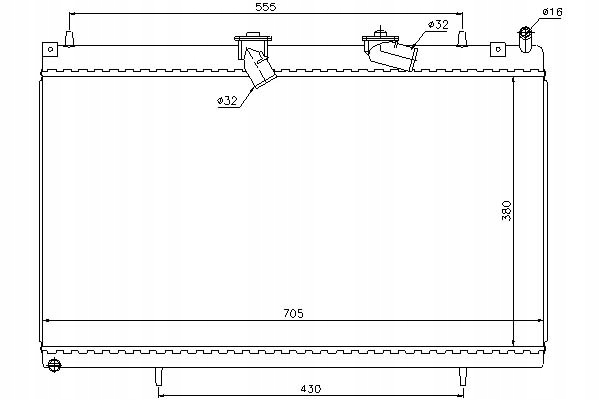 фото №2, Радиаторов двигателя nissens 1330p1 1330t3 1330p7 133
