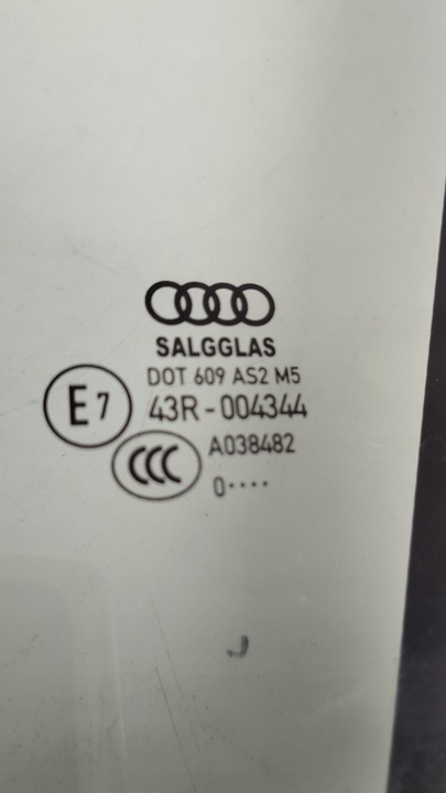фото №5, Скло трикутник двері лівий перед audi q7 sq7 4m0845113 2020r