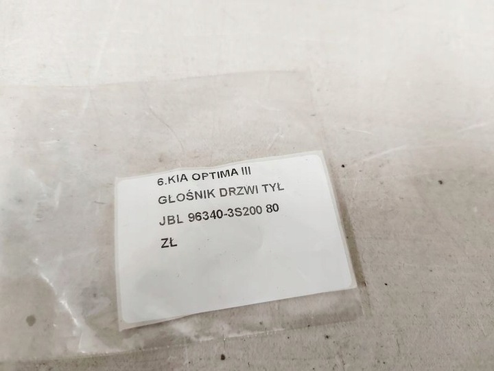 фото №6, Kia optima iii 3 динамик дверь зад jbl 96340-3s200