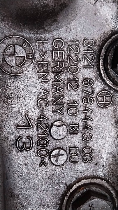 фото №6, Поворотна опора ступиця супорт лівий перед 6764443 bmw e90 e91 e92 e93 e81 e82 e87