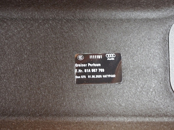 фото №8, Audi q2 81a 32km полиця задня багажника 81a867769