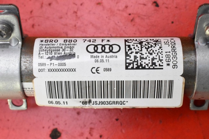 фото №6, Подушка подушка безопасности шторка правая 8r0880742f audi q5 8r 08-12