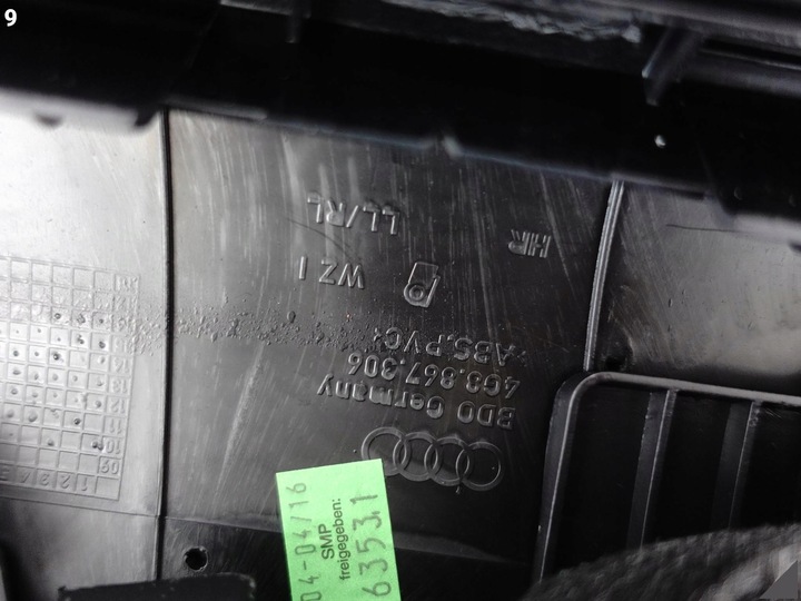 фото №10, Audi rs7 s7 a7 4g8 c7 10-18 обивка боковина дверь правая зад exclusive