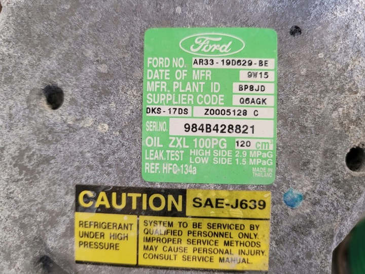 фото №6, 2010 mustang gt 4.6 v8 компресор компресор насос кондиціонера