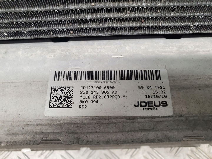 фото №14, Audi a4 s4 b9 8w 8w0959455t комплект радиатор воды