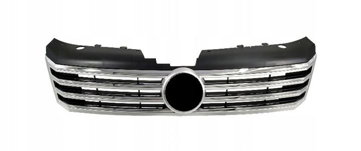 фото №2, Vw passat b7 10- решітка решітка радіатора хром чорний блиск