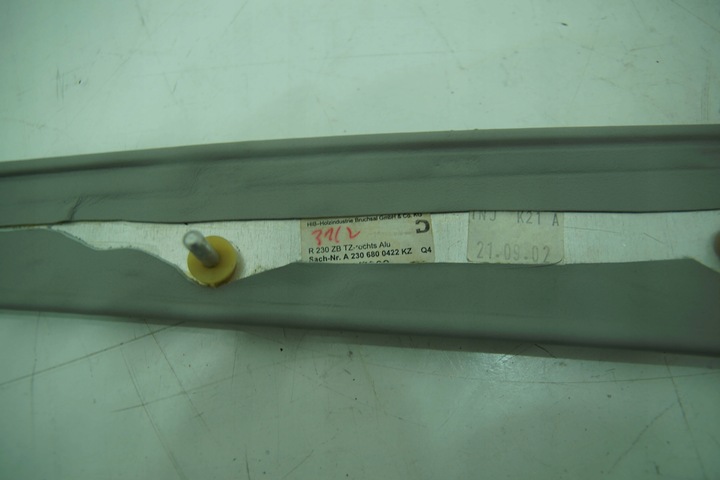 фото №15, Рамка декор шкіра консолі планки двері mercedes sl350 sl500 sl r230