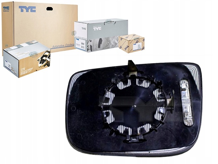 фото №1, Tyc volvo xc-60 i 2008-on стекло зеркало lh асферический heat
