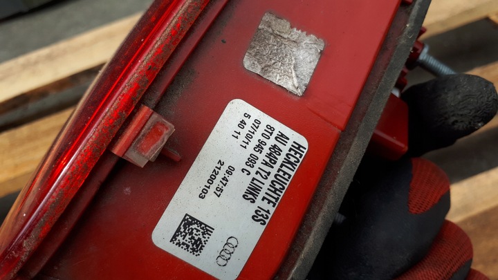 фото №11, A5 8t s5 рестайлінг лампа w кришка багажника лівий зад купе led 8t0945093c