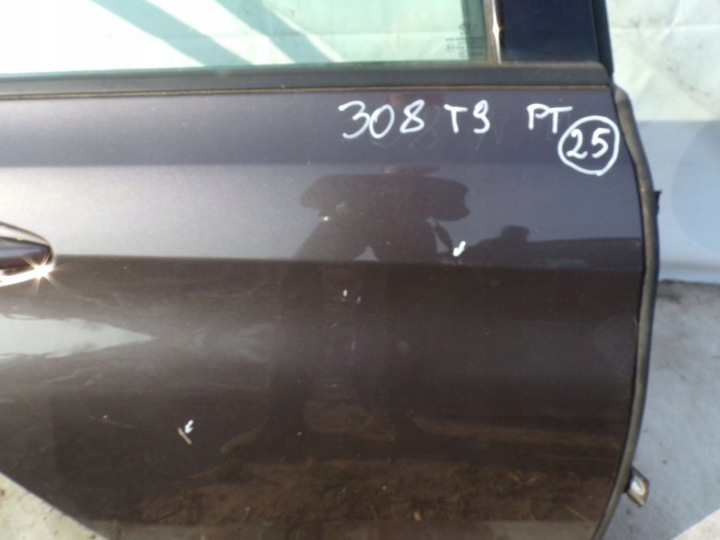 фото №5, Двері правий зад peugeot 308 t9 хетчбек