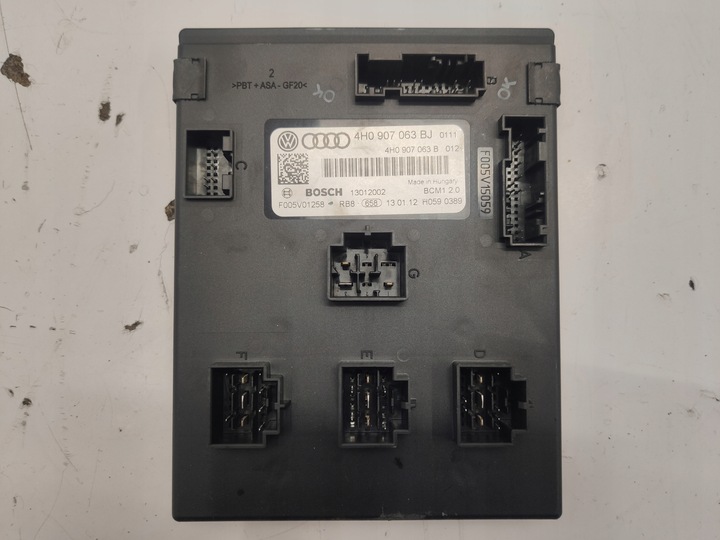 фото №1, Audi a6 c7 модуль комфорту бортовою мережаю 4h0907063bj