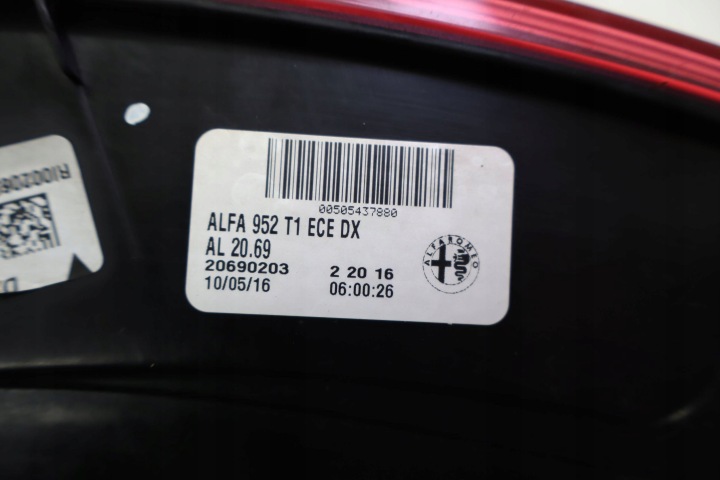фото №12, Фара праве зад задня alfa romeo giulia 505437880