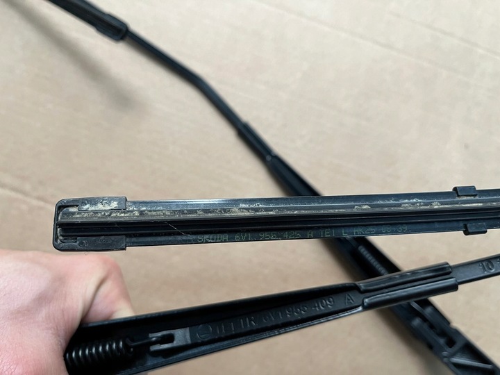 фото №9, Skoda fabia 3 6v рычаги дворник листовая рессора дворник 6v1955410a 6v1955425