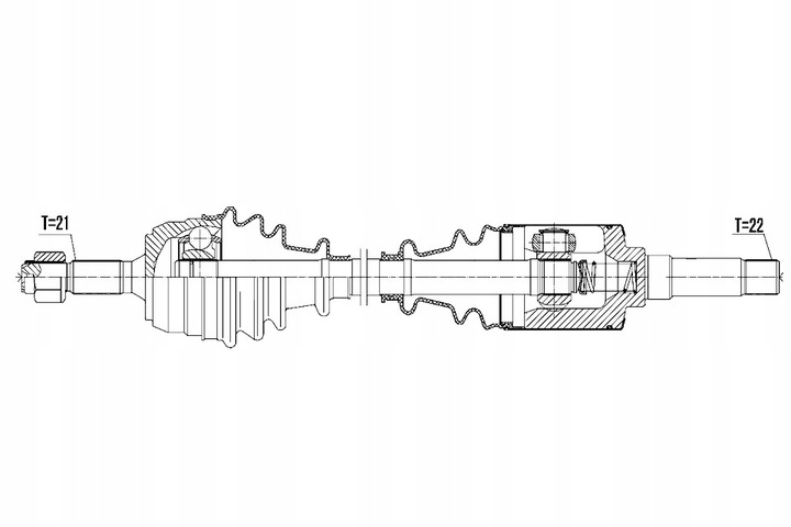 фото №11, Піввісь привідна права citroen saxo 99-03