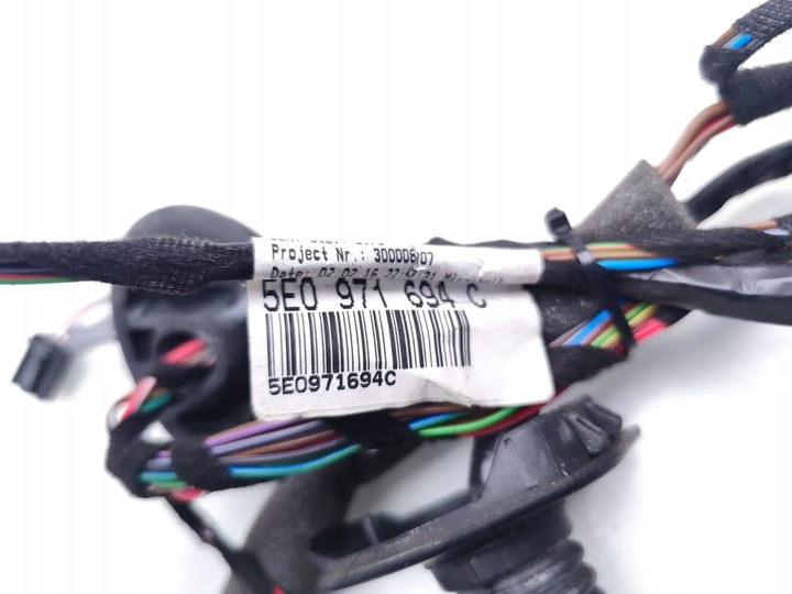 фото №7, Skoda octavia жгут провод дверь задних / втулка исправный 2016