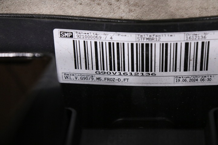 фото №15, Bmw m5 g90 g99 комплектний бампер перед переднє колір c64 заморожений deep сірий