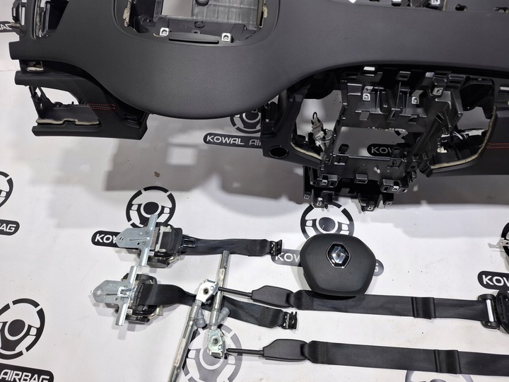 фото №6, Renault talisman head up красная nić панель консоль подушка безопасности ремни оригинал