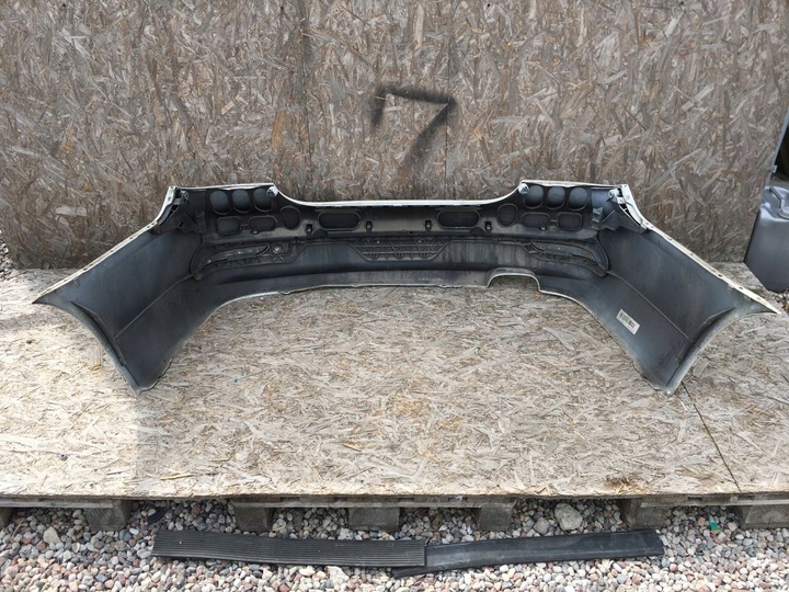 фото №11, Bmw 5 e60 sedan 07-10 бампер зад альпийский белый iii