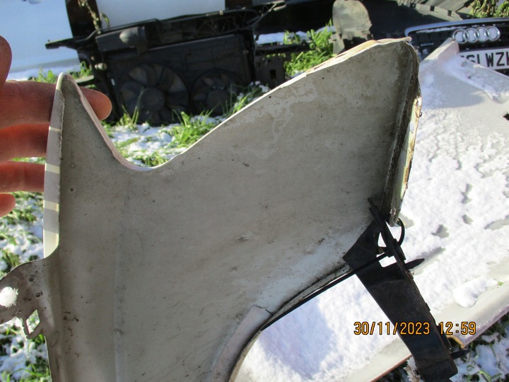 фото №8, Audi a4 b8 2007-2011 r - крыло левый переднее ls9r ,белая жемчуг