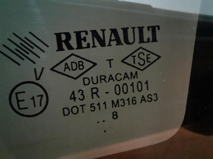 фото №5, Renault clio iv 12-20 универсал стекло кузовная зад правая задняя 43r-00101