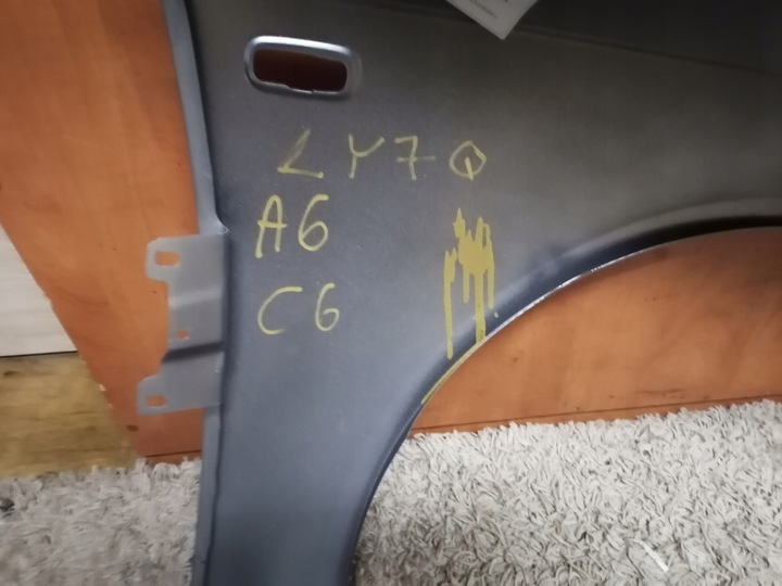 фото №9, Крило лівий перед audi a6 c6 ly7q оцинковка дорестайлінг