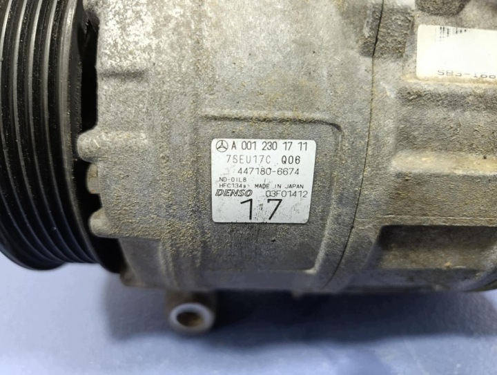фото №6, Mercedes vito w639 03-10 2.2 cdi 109km компрессор кондиционера a0012301711