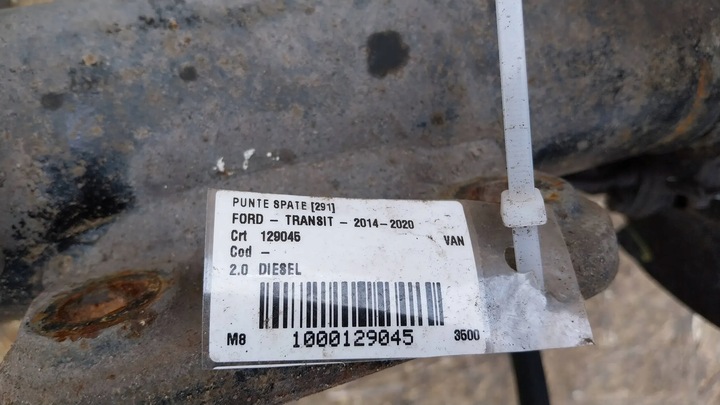 фото №9, Мост дифференциал зад gk31-4001-aac ford transit mk8 2.0 d 14-