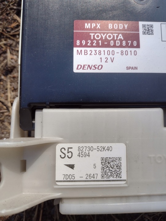 фото №3, Модуль комфорта toyota yaris iii 1.4d 2017