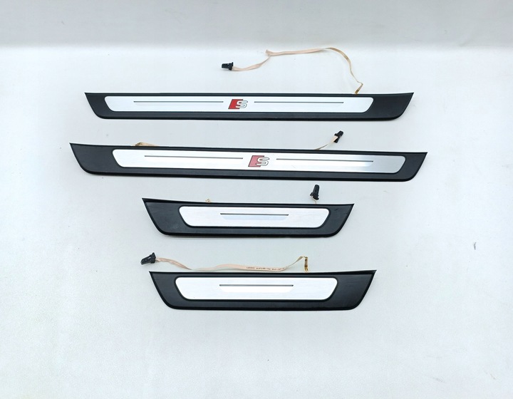 фото №1, Планки порогові комплект підсвічуваний led s-line audi a7 c8 4k8947405a