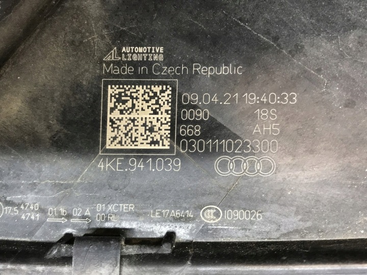 фото №9, Лампа перед левая audi e-tron e tron полный led 4ke941039