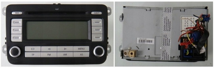 фото №1, Vw caddy iii 09 r радиопроигрыватель cd mp3