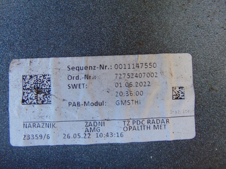 фото №14, Бампер зад задній mercedes w463 g клас pod pdc