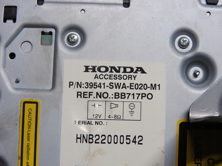 фото №6, Honda cr-v iii 06-11 2.2 радио навигация 39541-swa-e020-m1