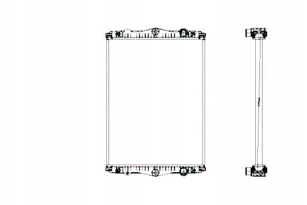 фото №2, Радиаторов двигателя daf lf 55 ce184c 01.01- nrf