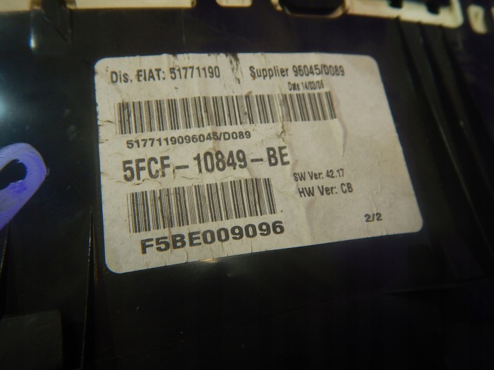 фото №6, Fiat stilo 1.9 jtd 120km спідометр  5fcf10849be
