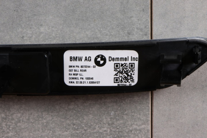 фото №14, Bmw x7 g07 xm x8 g09 планки накладки порогові підсвічуваний м-пакет комплект