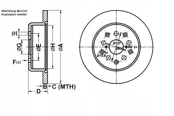 фото №2, Ate комплект диск гальмівних 986479339 08a03810