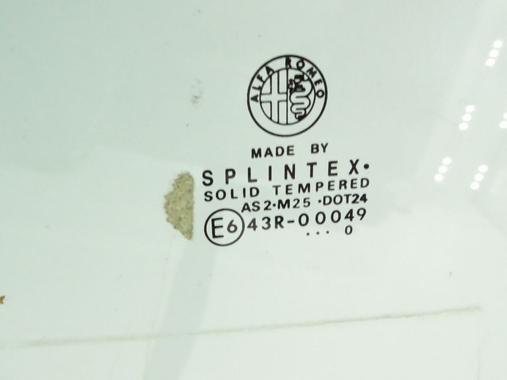 фото №2, Alfa romeo 166 98-07 скло двері праві зад 00r