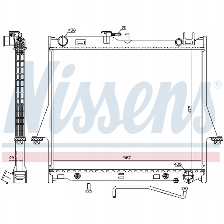фото №1, Радиаторов воды isuzu d-max i 02-12 3.0
