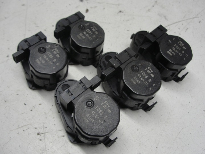 фото №7, Моторчик регулировка воздуховод вентилятор bmw e60 04r