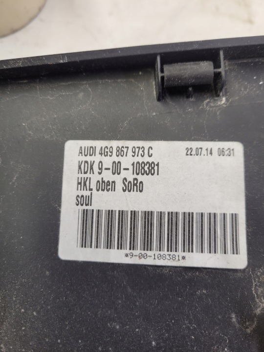 фото №6, Карта кришки зад audi a6 c7 avant 4g9867973c
